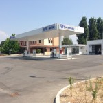 Service station ButanGas with fuel and autogas